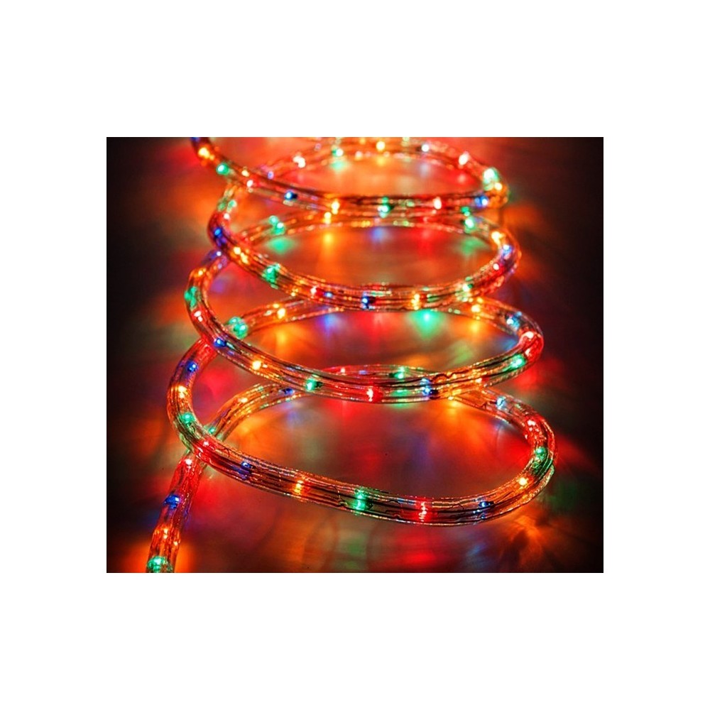 291241 Tube de lumières de Noël 360 ampoules multicolores d'exterieur 10 mt