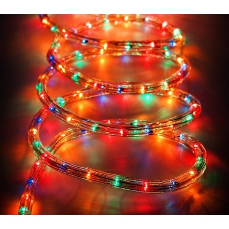 291241 Tube de lumières de Noël 360 ampoules multicolores d'exterieur 10 mt