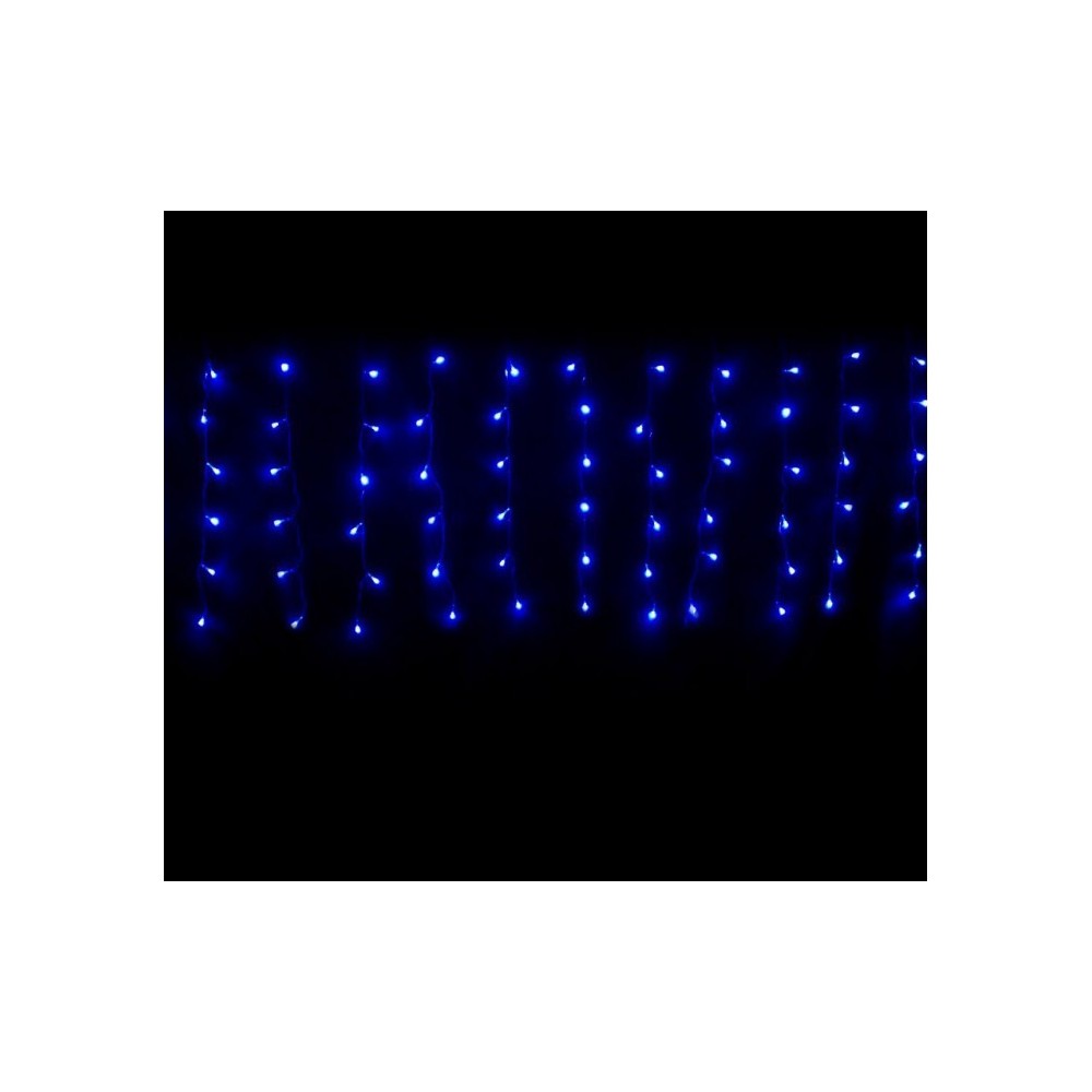 031410 Rideau de lumières de Noël d'extérieur 5mt 416 lumières bleues