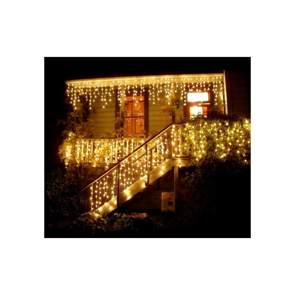 03197 Rideau de lumières de Noël d'extérieur 5mt 416 lumières blanches 