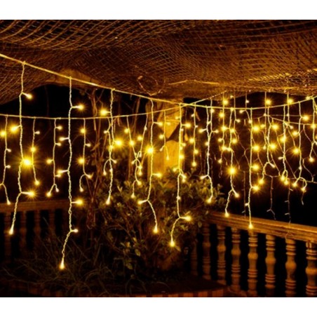03197 Rideau de lumières de Noël d'extérieur 5mt 416 lumières blanches 