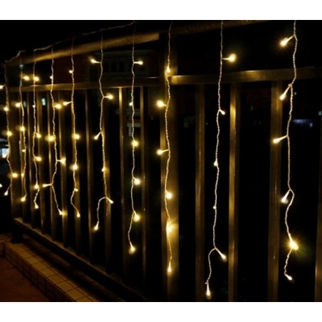 031342 Rideau de lumières de Noël d'extérieur 3mt 240 lumières blanches 
