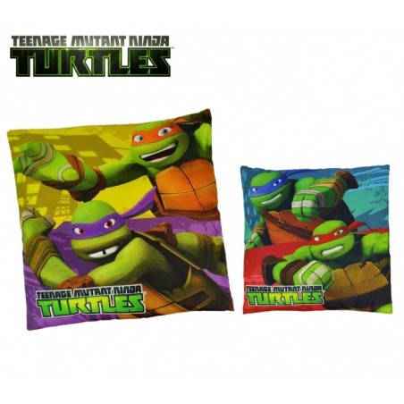 TN16005 Oreiller carré doux et joyeux TEENAGE Ninja Turtles 40x40 cm TN16005 Oreiller carré doux et joyeux TEENAGE Ninja Turtles 40x40 cm