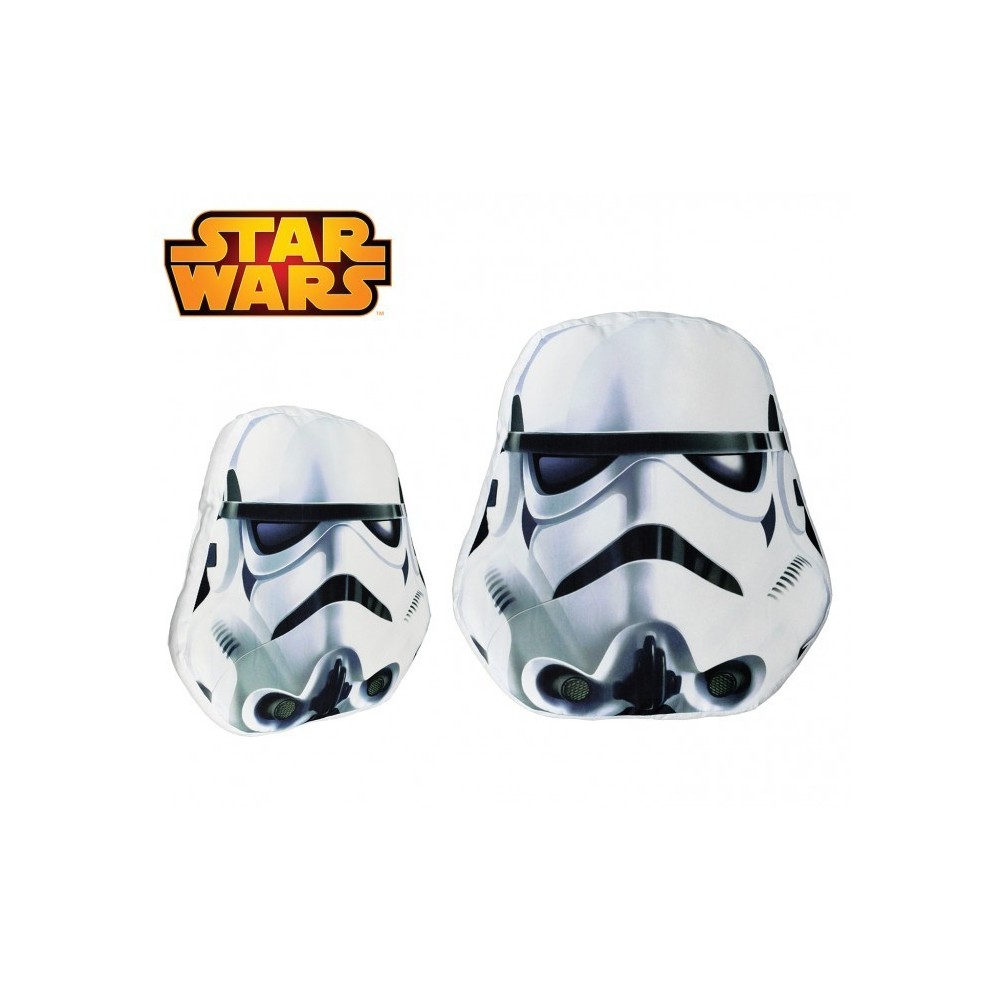 SW16529 Oreiller doux 3D STAR WARS collection Storm Trooper 38x45x5 cm