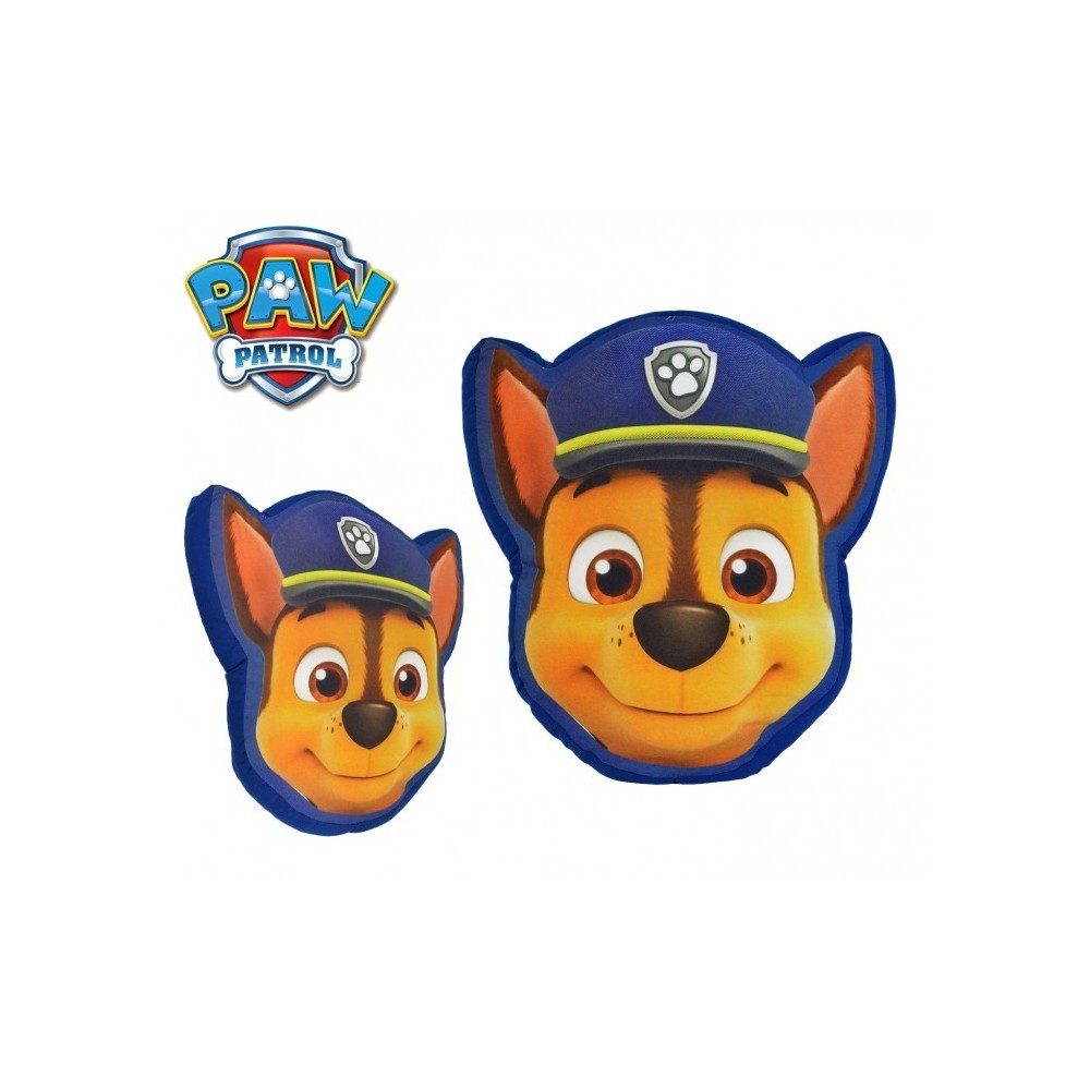 PW16141 Coussin 3D doux Paw Patrol CHASE de collection 43x35 cm