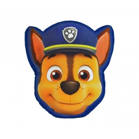 PW16141 Coussin 3D doux Paw Patrol CHASE de collection 43x35 cm