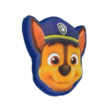 PW16141 Coussin 3D doux Paw Patrol CHASE de collection 43x35 cm