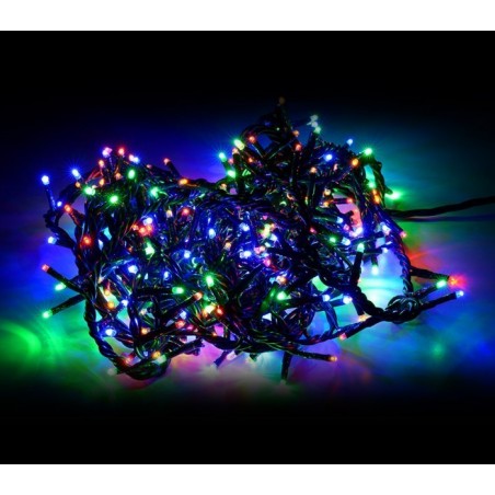 499111 Mini-lumières de Noël multicolores 180 LED 8 jeux de lumières 9,16 m