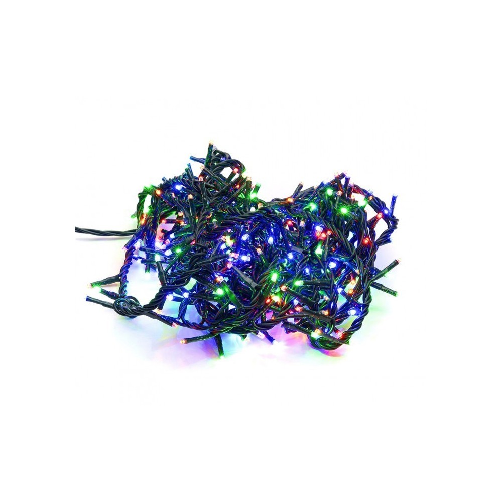 499111 Mini-lumières de Noël multicolores 180 LED 8 jeux de lumières 9,16 m