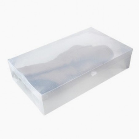 Boîte de rangement transparente - pour botte - organisateur de chaussure