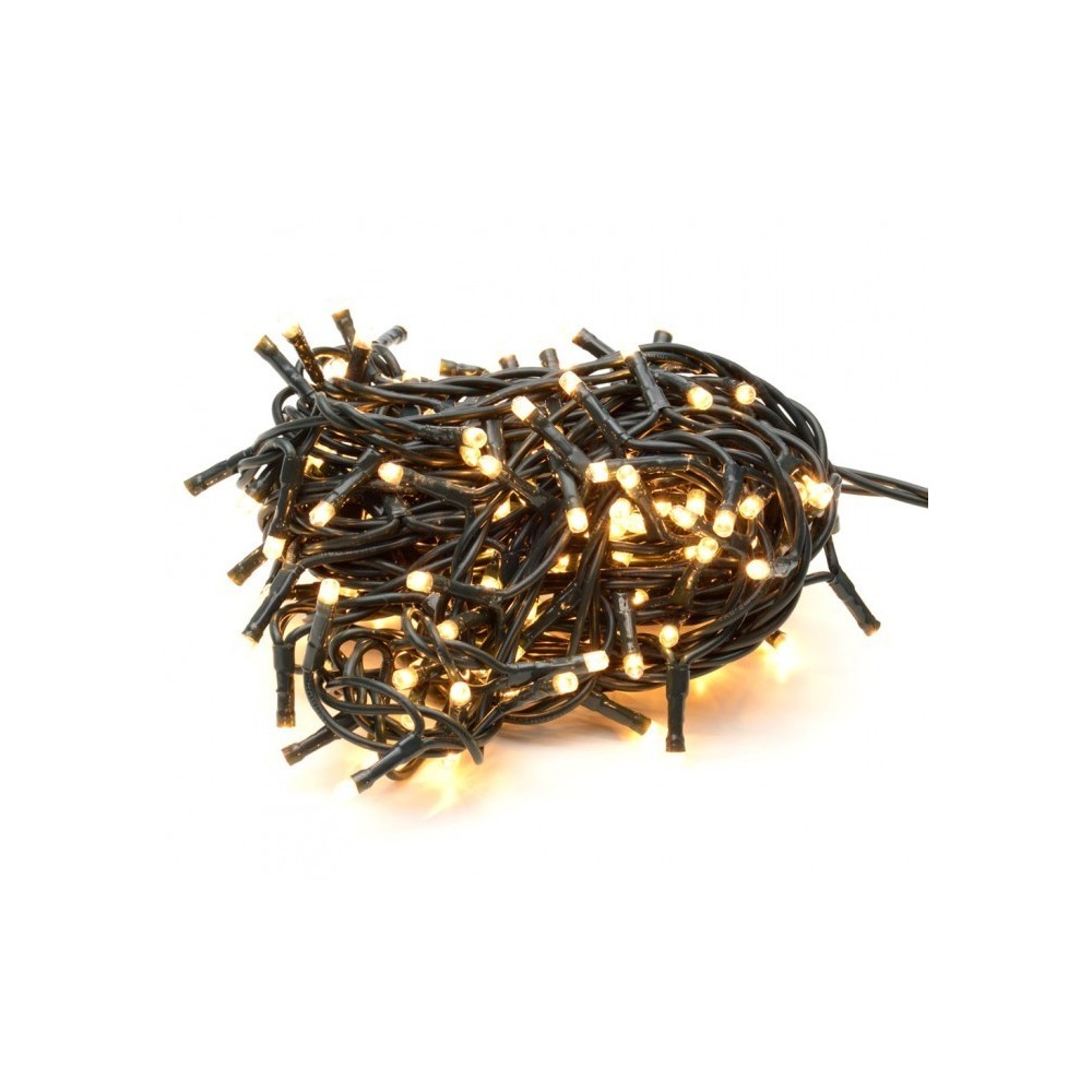 013485 Mini-lumières de Noël 180 ampoules blanches 8 jeux de lumières 9,16 m