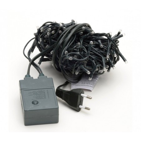 013485 Mini-lumières de Noël 180 ampoules blanches 8 jeux de lumières 9,16 m