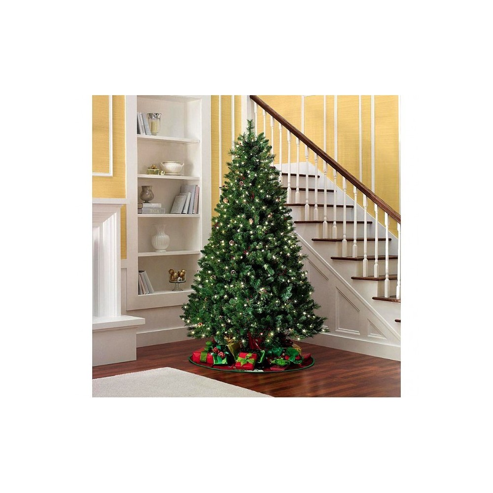 013485 Mini-lumières de Noël 180 ampoules blanches 8 jeux de lumières 9,16 m