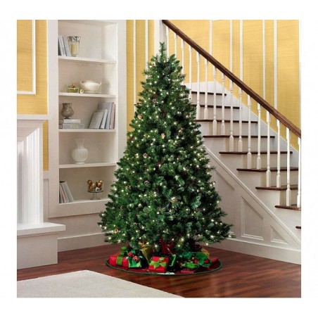 013485 Mini-lumières de Noël 180 ampoules blanches 8 jeux de lumières 9,16 m