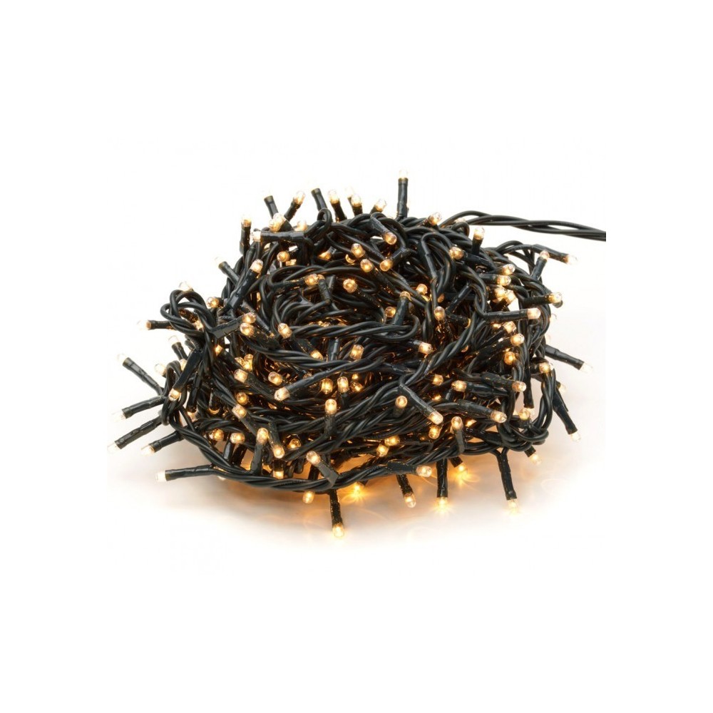 013584 Mini-lumières de Noël 300 ampoules blanches 8 jeux de lumières 13,49 m