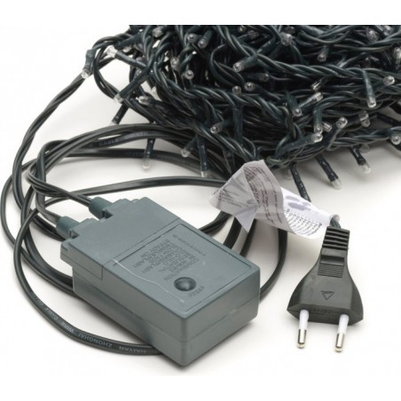 013584 Mini-lumières de Noël 300 ampoules blanches 8 jeux de lumières 13,49 m