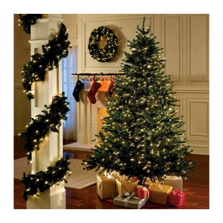 013584 Mini-lumières de Noël 300 ampoules blanches 8 jeux de lumières 13,49 m