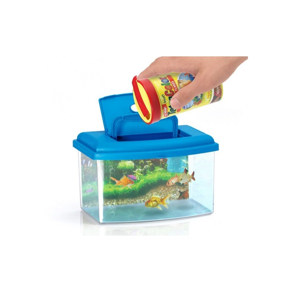 10635 Aquarium rectangulaire en plastique rigide 3 L avec couvercle 22x16x14 cm