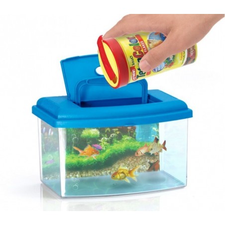 10635 Aquarium rectangulaire en plastique rigide 3 L avec couvercle 22x16x14 cm