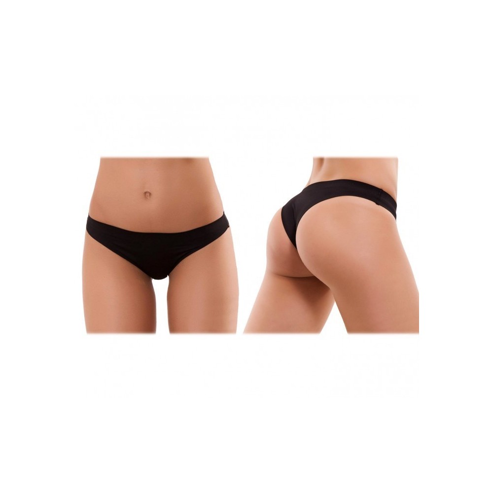 F6247 Pack de 6 culotes brésiliennes en coton BASIC confortables et pratiques