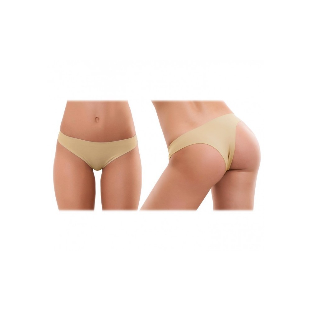 F6247 Pack de 6 culotes brésiliennes en coton BASIC confortables et pratiques