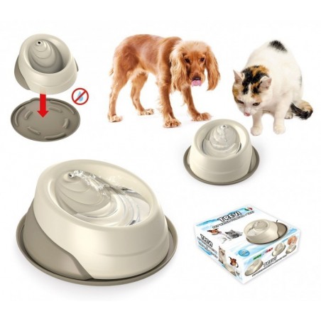 10110 Gamelle à eau automatique - Fontaine Trevi pour chiens chats Made in Italy 10110 Gamelle à eau automatique - Fontaine Trevi pour chiens chats Made in Italy