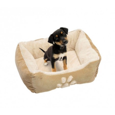 95068 Panier doux en polaire pour animaux SLEEP 47x37x17cm rembourrage chaud