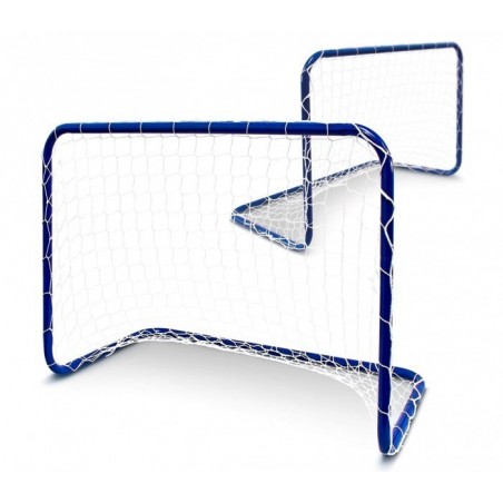 42319 Set de deux cages de but de football de jardin de 56x78x45 cm pour enfants