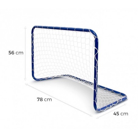 42319 Set de deux cages de but de football de jardin de 56x78x45 cm pour enfants