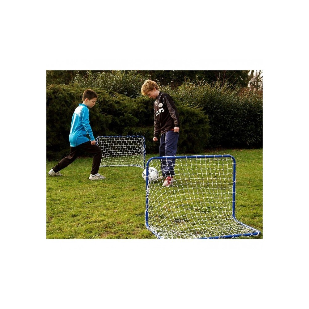 42319 Set de deux cages de but de football de jardin de 56x78x45 cm pour enfants