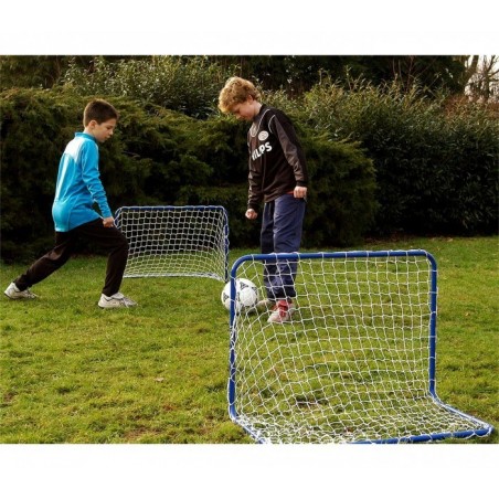42319 Set de deux cages de but de football de jardin de 56x78x45 cm pour enfants