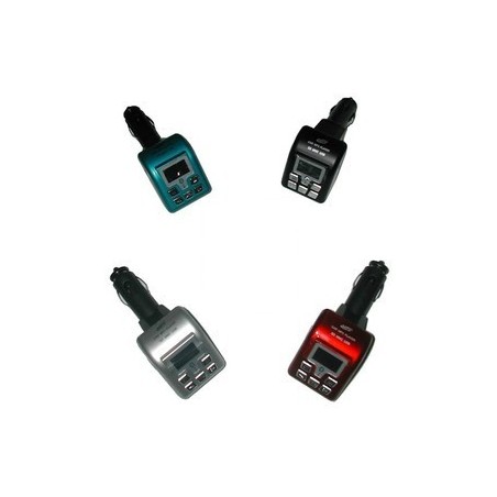 Transmetteur FM bluetooth usb micro sd haut-parleur mp3 - avec commande au volant 