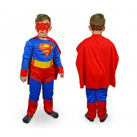 537660 Costume de Carnaval de Super Héros d’Acier pour enfant de 3 à 12 ans