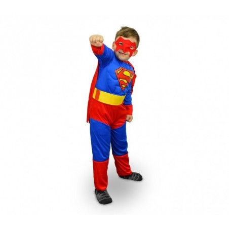 537660 Costume de Carnaval de Super Héros d’Acier pour enfant de 3 à 12 ans