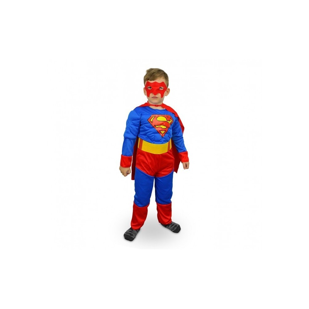 537660 Costume de Carnaval de Super Héros d’Acier pour enfant de 3 à 12 ans
