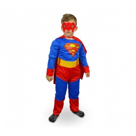 537660 Costume de Carnaval de Super Héros d’Acier pour enfant de 3 à 12 ans