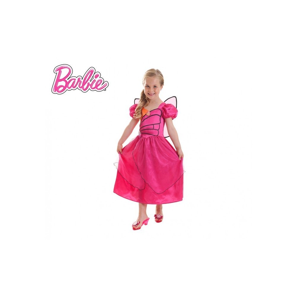 537660 Costume de Carnaval de Barbie Mariposa pour enfant de 3 à 10 ans