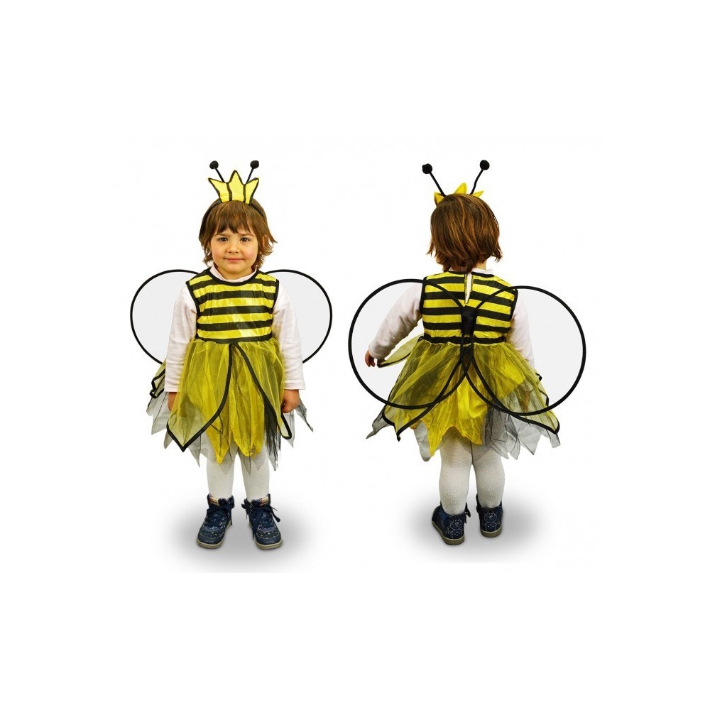 619434 Déguisement de carnaval d'Abeille pour fille de 3 à 12 ans