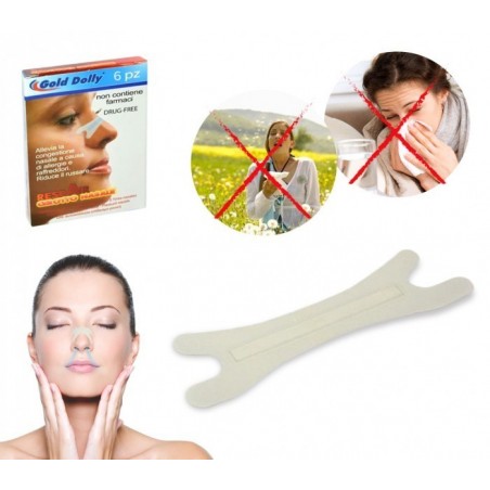 122099 Pack 6 bandelettes nasales réduit le ronflement et soulage la congestion