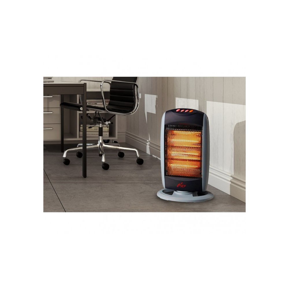 NSB-L120 Chauffage halogène oscillant JCF 3 puissances avec poignée