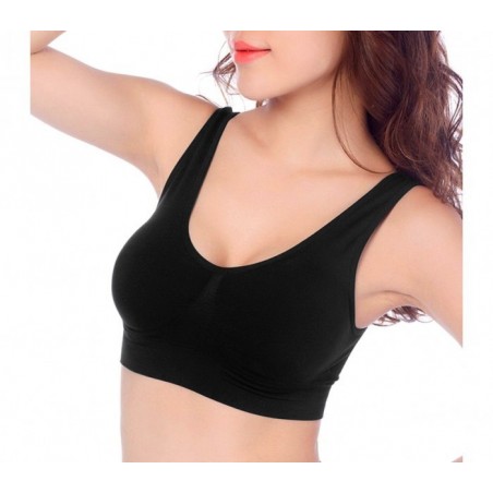 230057 Set de 6 brassières de sport moulantes ass. Magnolia bonnets rembourrés