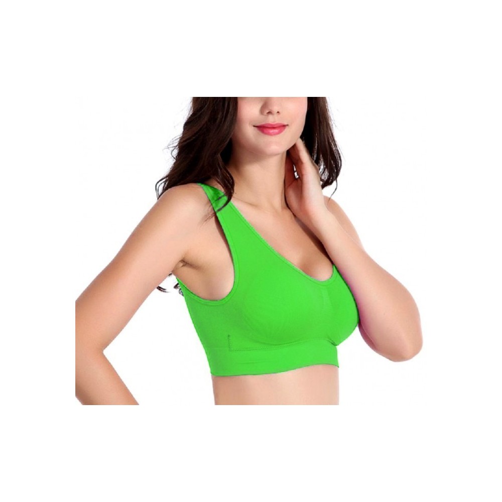 230057 Set de 6 brassières de sport moulantes ass. Magnolia bonnets rembourrés