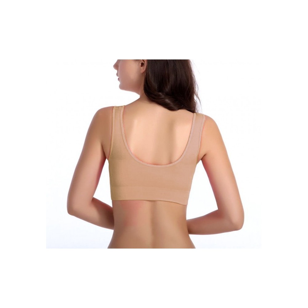 230057 Set de 6 brassières de sport moulantes ass. Marigold bonnets rembourrés