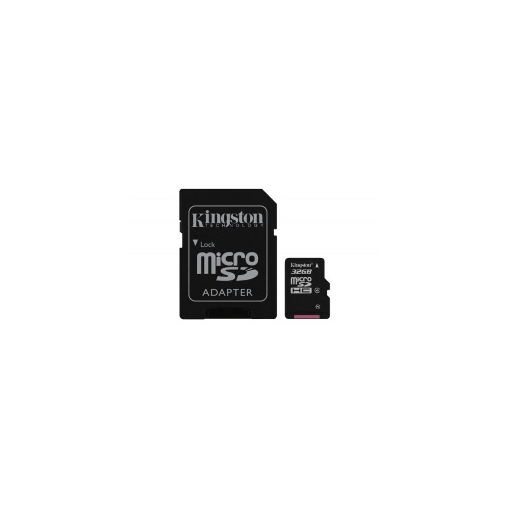 Carte mémoire 32 Go (gigaoctet) micro SD Kingston - mémoire externe