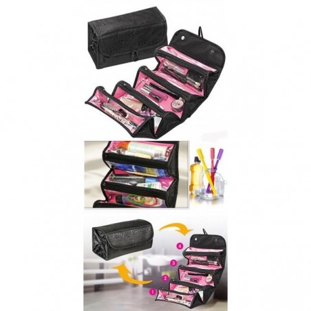 Organisateur pour le maquillage - sac rouleau