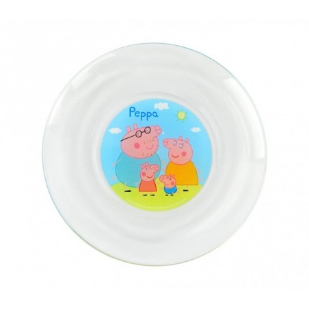 PP8106 Set de Petit-déjeuner Peppa Pig avec bol tasse et soucoupe en verre