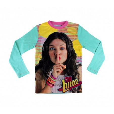 826329 Pyjama enfant pour fille imprimé Soy Luna en coton chaud de 6 à 12 ans