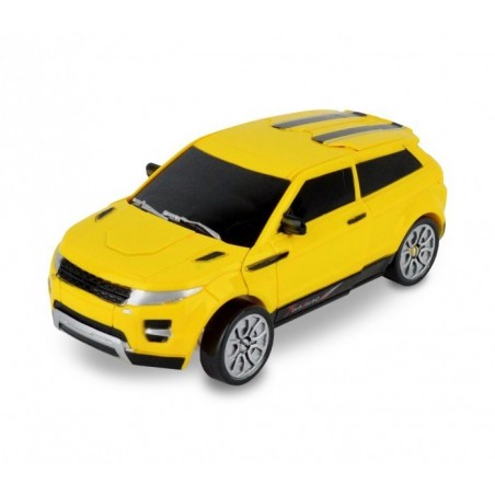37749 Power Robots convertibles en 2 modèles de voiture jaune et rouge avec des 