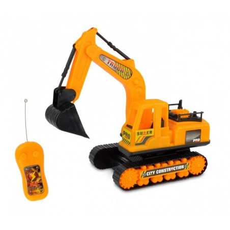 377618 Jouet pelleteuse radiocommandée avec bras mécanique mouvements réalistes
