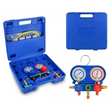 G02670 Set manomètres à 2 voies pour diagnostiquer climatiseurs et voitures
